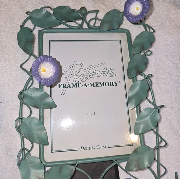 Dennis East Green and Purple Floral Picture Frame - Picture 5 of 5